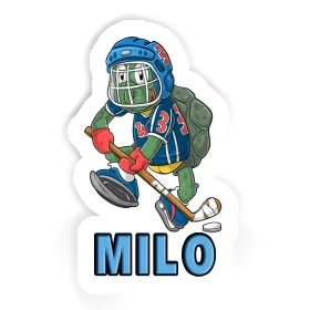 Milo Sticker Hockey Player Image