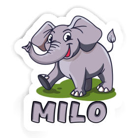 Sticker Elephant Milo Image