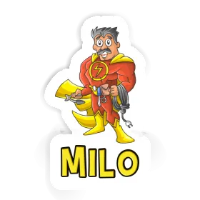 Sticker Electrician Milo Image