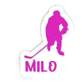 Sticker Milo Hockey Player Image