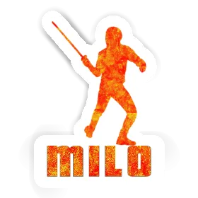 Sticker Fencer Milo Image