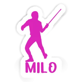 Milo Sticker Fencer Image