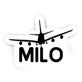 Milo Sticker Airplane Image