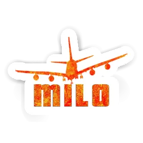 Milo Sticker Airplane Image