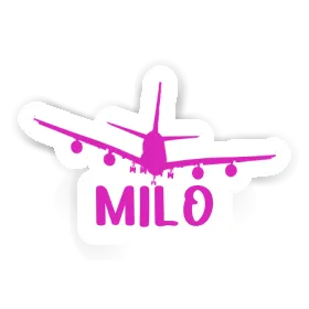 Airplane Sticker Milo Image