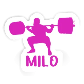 Sticker Milo Weightlifter Image