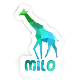 Girafe Autocollant Milo Image