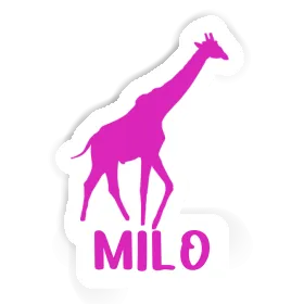 Girafe Autocollant Milo Image