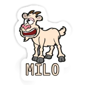 Sticker Ziege Milo Image