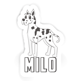 Great Dane Dog Sticker Milo Image