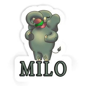 Elephant Sticker Milo Image