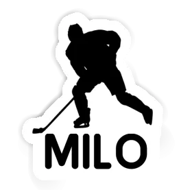 Sticker Milo Hockey Player Image