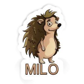 Milo Sticker Standing Hedgehog Image