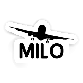 Sticker Airplane Milo Image