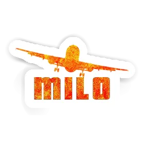 Sticker Airplane Milo Image