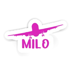 Airplane Sticker Milo Image