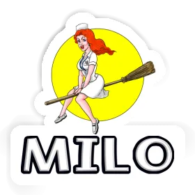 Milo Autocollant Sorcière Image