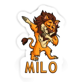 Sticker Milo Dabbing Lion Image