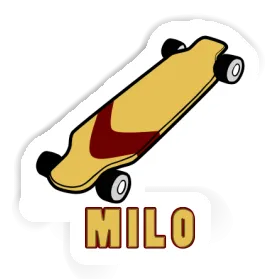 Milo Sticker Longboard Image