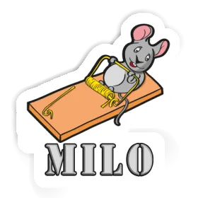 Sticker Fitness Mouse Milo Image