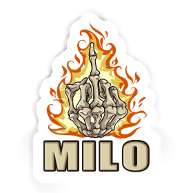 Sticker Middlefinger Milo Image