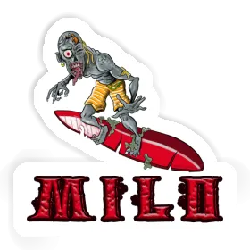 Surfer Sticker Milo Image