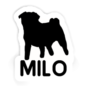 Sticker Pug Milo Image