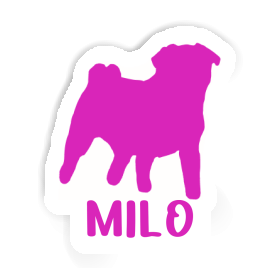 Milo Sticker Pug Image