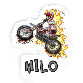 Milo Sticker Motocrosser Image