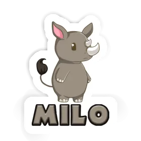 Milo Sticker Rhino Image