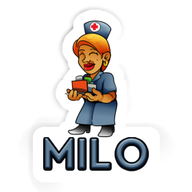 Infirmière Autocollant Milo Image