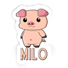 Sticker Piglet Milo Image