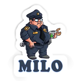 Police Officer Sticker Milo Image