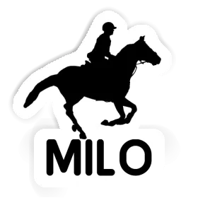 Sticker Horse Rider Milo Image