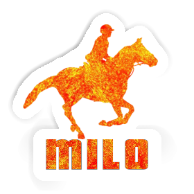 Sticker Horse Rider Milo Image