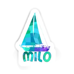 Sticker Sailboat Milo Image