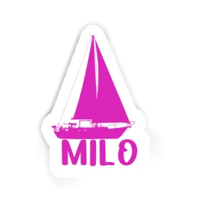 Milo Sticker Sailboat Image