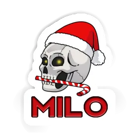 Sticker Milo Christmas Skull Image