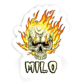 Milo Sticker Skull Image