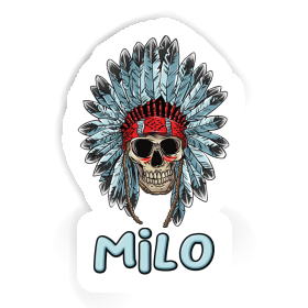 Skull Sticker Milo Image