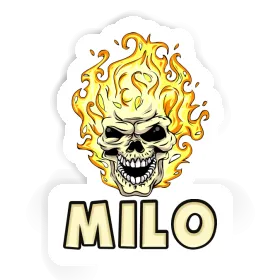 Milo Sticker Skull Image