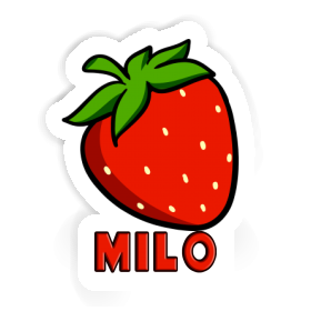 Sticker Strawberry Milo Image