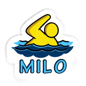 Aufkleber Schwimmer Milo Image