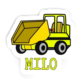 Sticker Front Tipper Milo Image