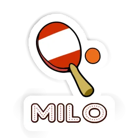 Sticker Milo Table Tennis Paddle Image