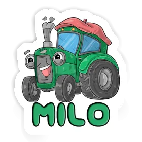 Sticker Milo Tractor Image