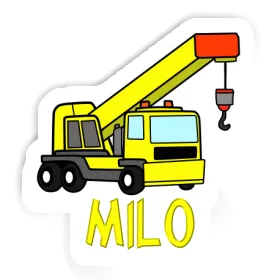 Sticker Milo Vehicle Crane Image