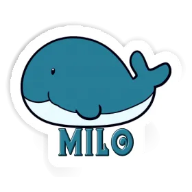 Whale Sticker Milo Image