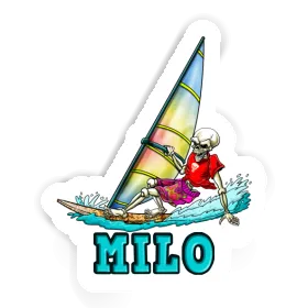 Surfer Sticker Milo Image