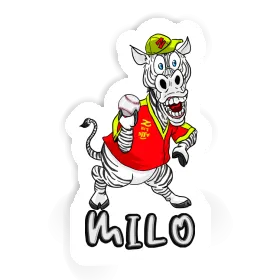 Sticker Milo Zebra Image